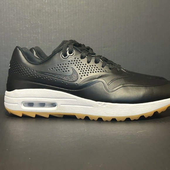 Nike Air Max 1 Golf Spikeless Black Gum AQ0863-001 Mens Sz 9 - PRISTINE/NEW - Picture 2 of 11